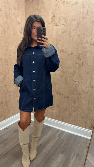 Indigo Denim Dress