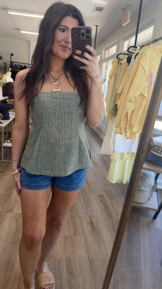 Waves Tube Top