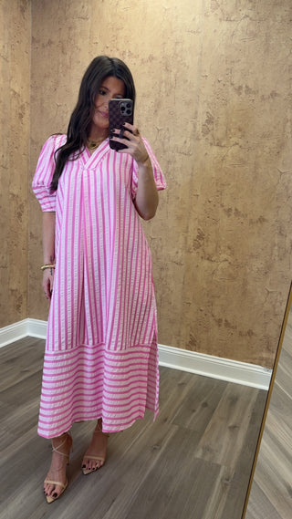 The Harbor Midi- Pink