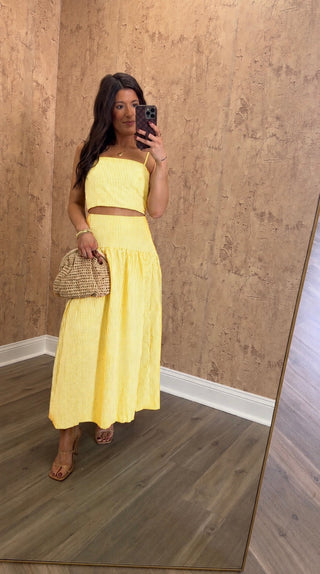 Elaina Skirt- Yellow