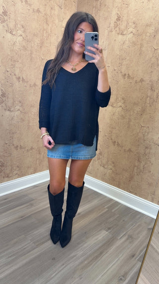 The Remi Top- Black