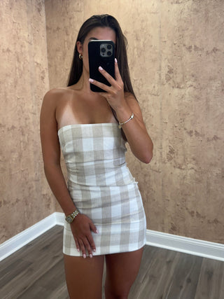 Gingham Linen Mini