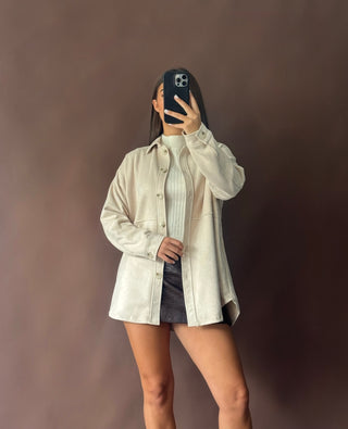 Ali Faux Suede Shacket