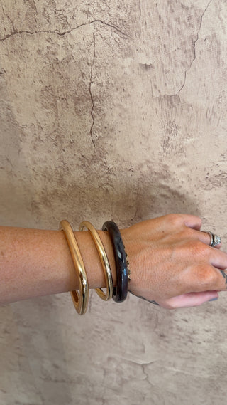 Tort & Gold Bangle Trio