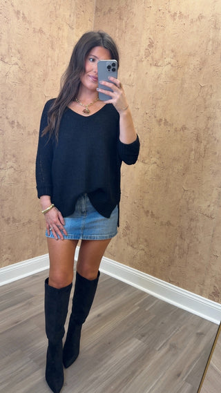The Remi Top- Black