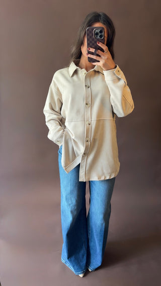 Ali Faux Suede Shacket