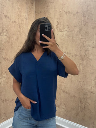Easy Choice Top- Navy