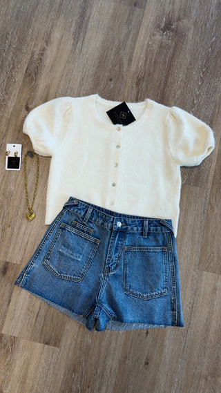 Denim Cutoff Shorts