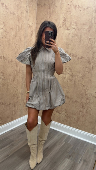 Sophie Stripe Bubble Dress