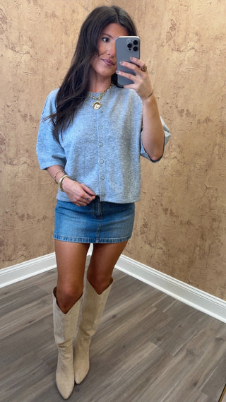 Elena Top-Gray