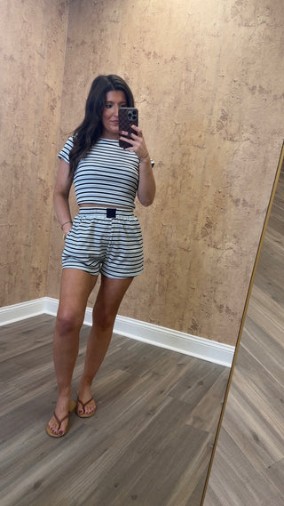 Easy Breezy Top-Navy