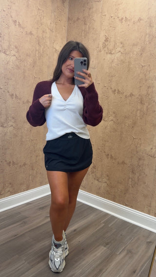 The Staple Shrug- Cherry