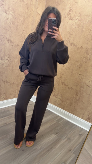 Scuba Luxe Jacket- Brown
