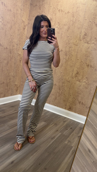 Lottie Pants Set- Natural