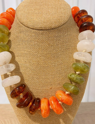 Katie Beaded Necklace- Fall