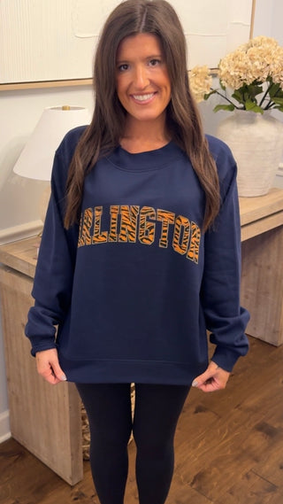 Arlington Tiger Mock Neck