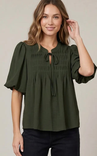 Sweet Serenity Top-Olive