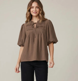 Sweet Serenity Top- Mocha
