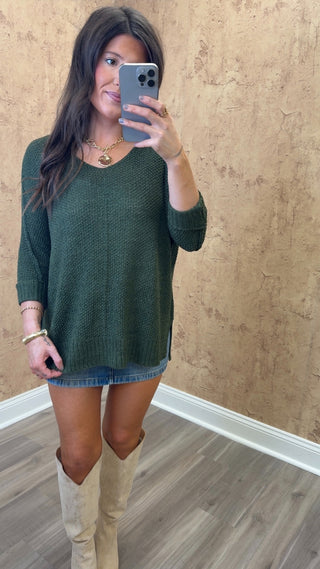 The Remi Top- Olive